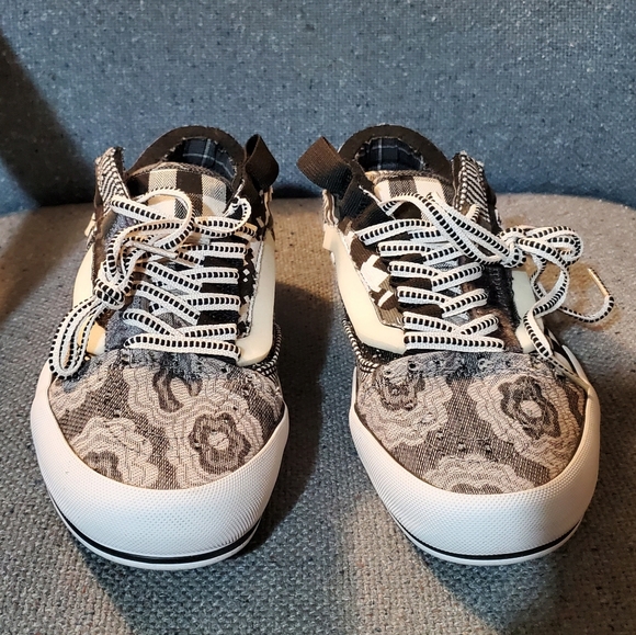 Vans Old Skool Cap "Patchwork" sz 9 Mens (Rare Exclusive Sample Pair) - Picture 4 of 8